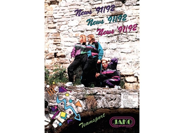 Обкладинка каталогу JAKO 1991/92