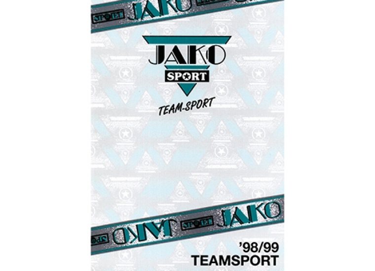 Обкладинка каталогу JAKO 1998/99